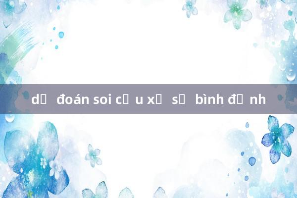 dự đoán soi cầu xổ số bình định