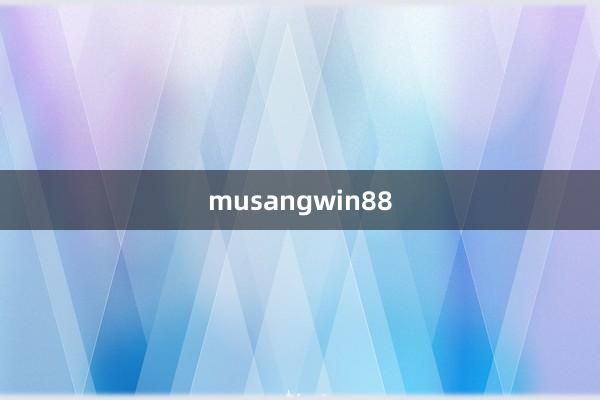 musangwin88